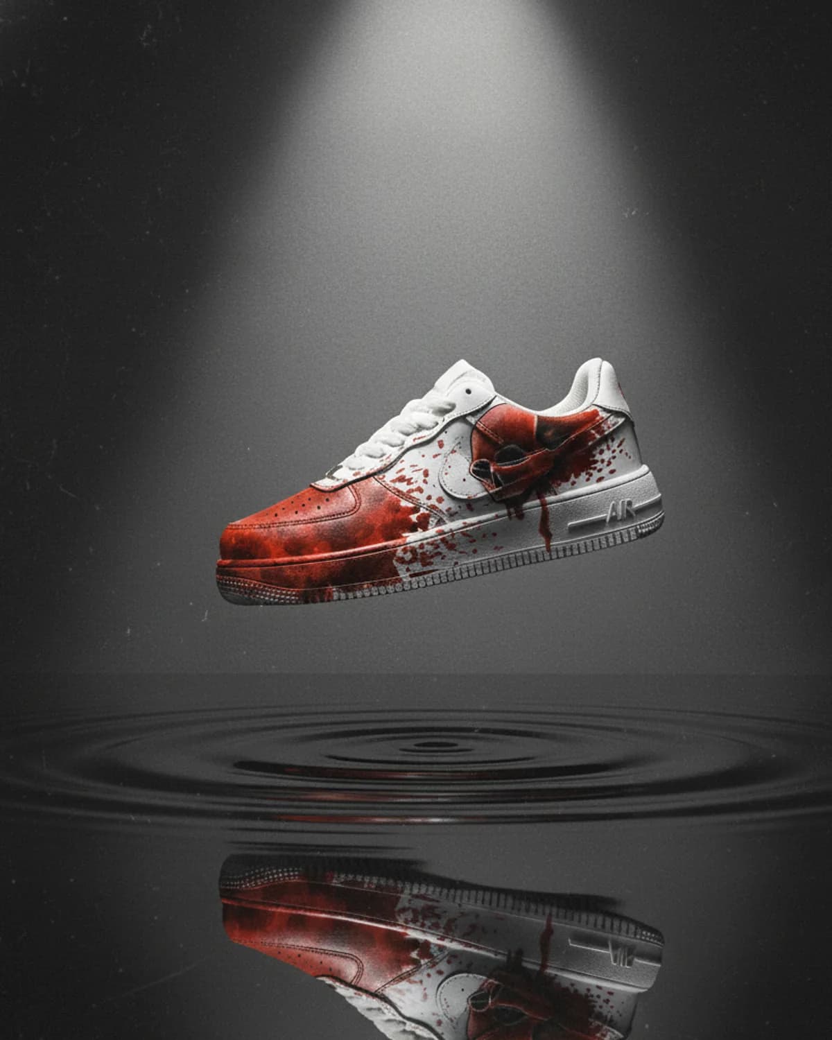 Bloodline Drip — hand-painted custom sneakers by Painted Juttay