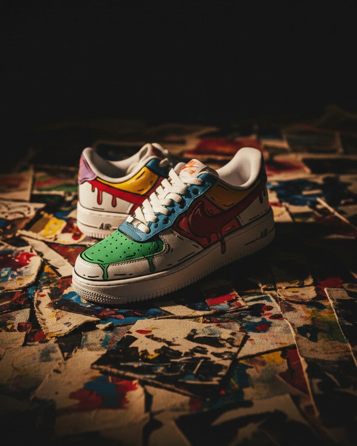 Drip Verse — hand-painted custom sneakers by Painted Juttay