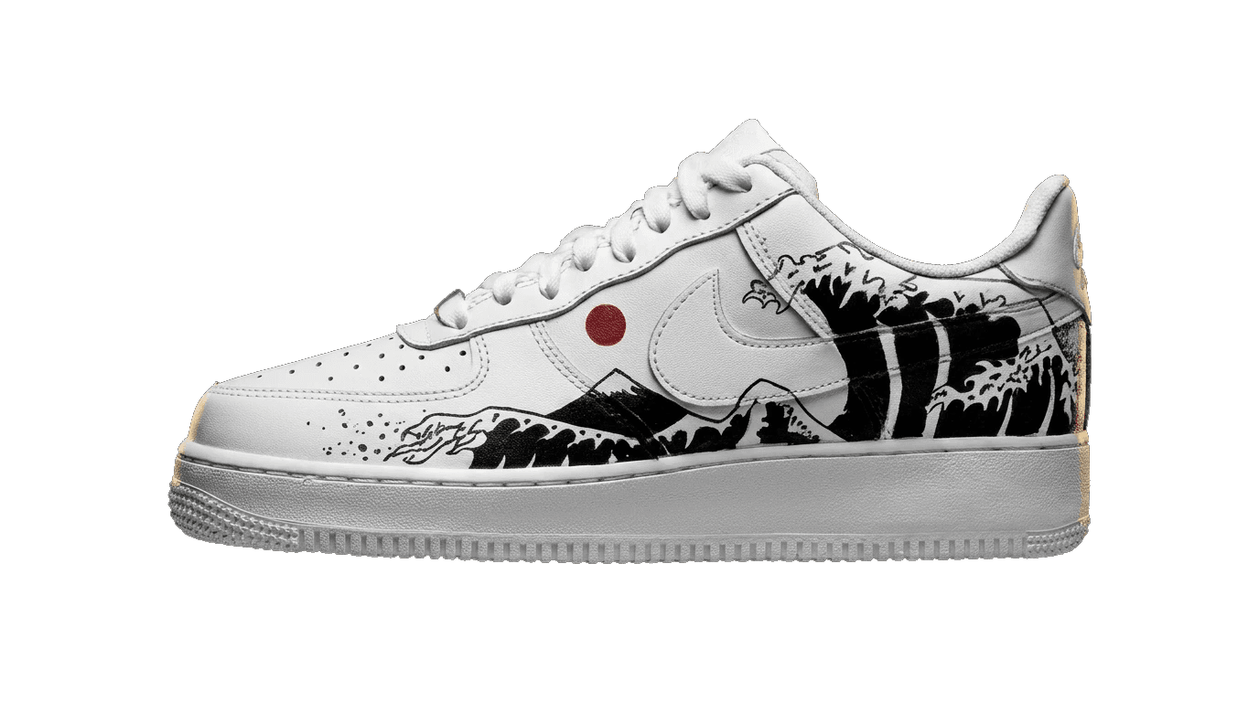 The anatomy of a Painted Juttay hand-painted Air Force 1