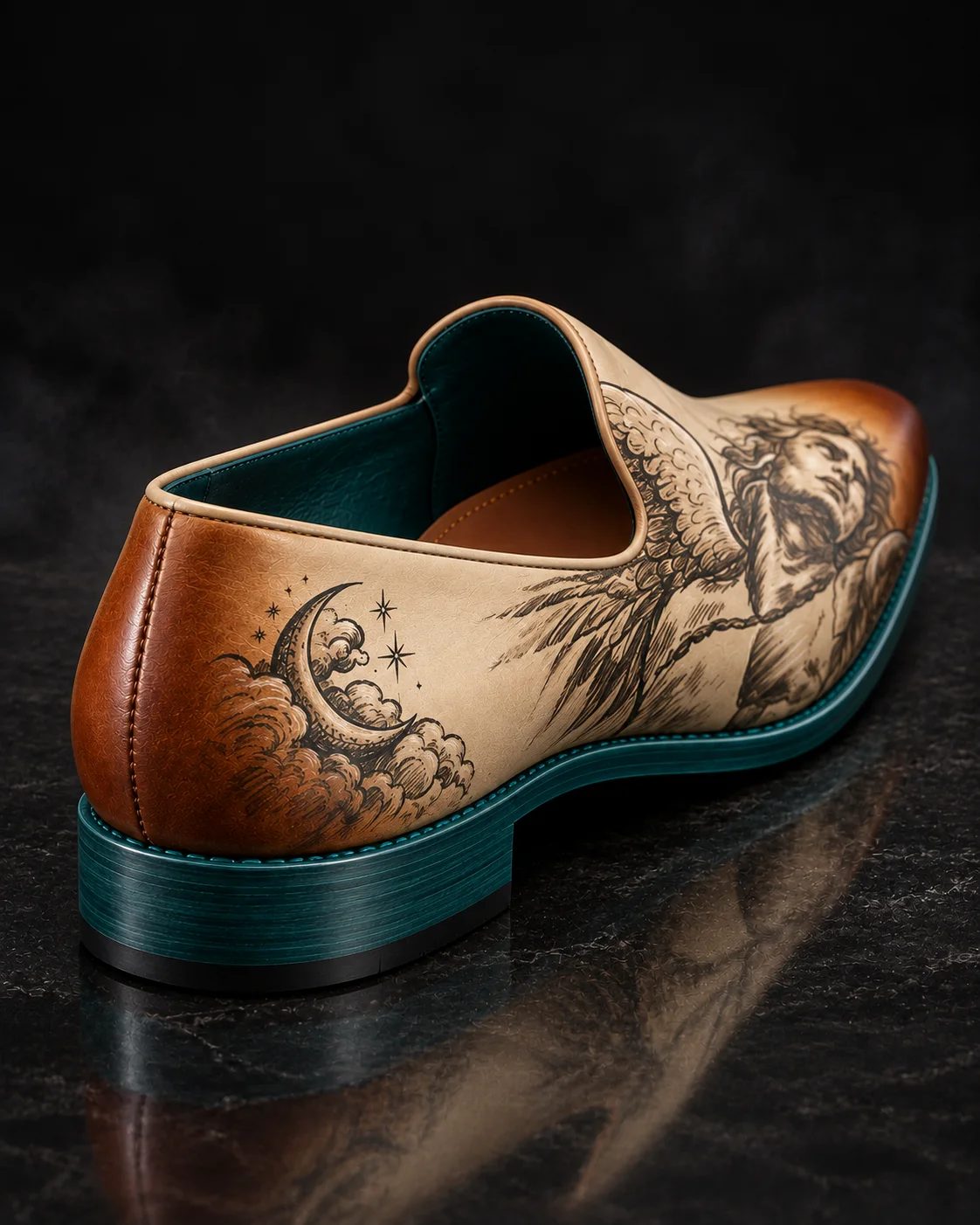 The Angel, the heel, design render