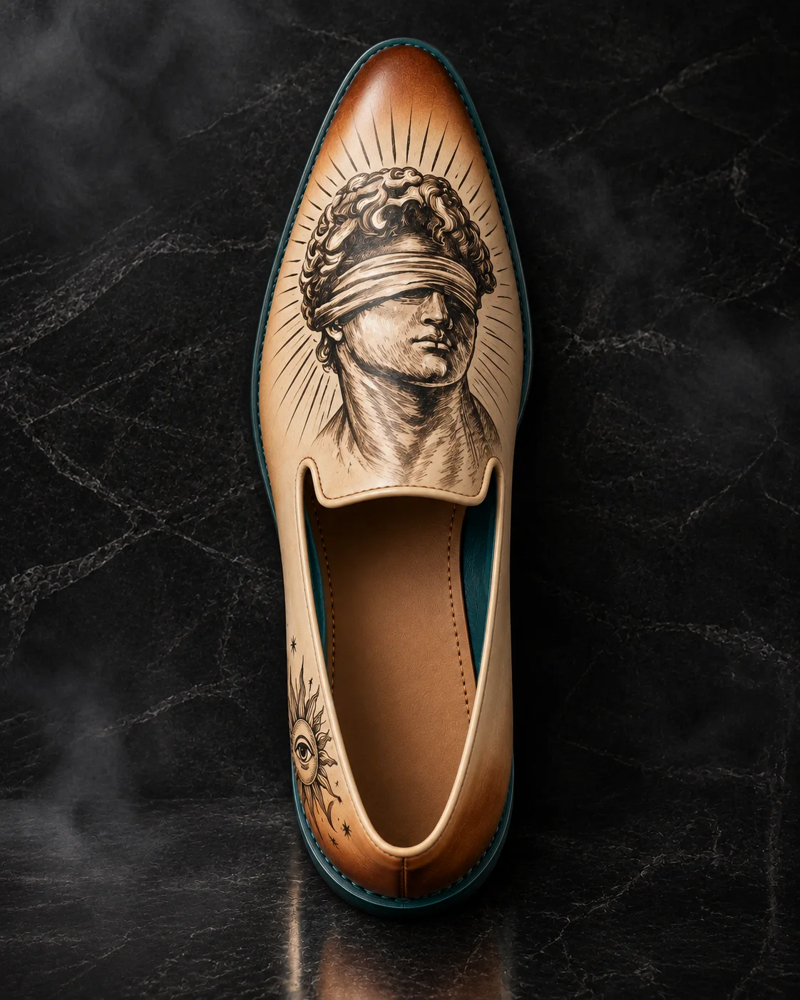 The Blindfold, from above, design render