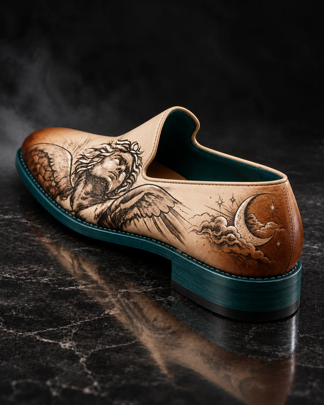 The Bound, the heel, design render
